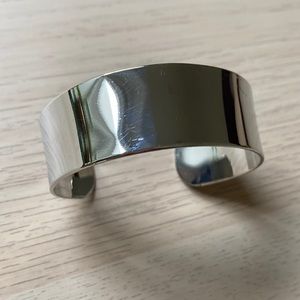 Women’s Silver cuff bracelet, shiny, jewelry